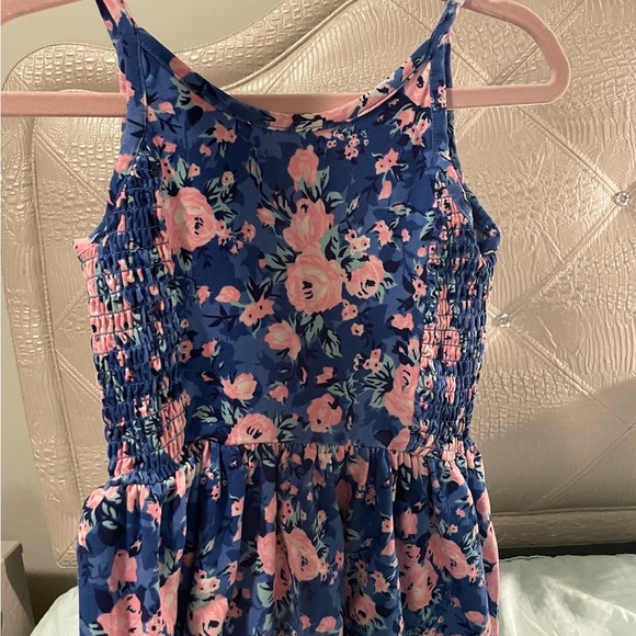 BCBGirls Navy Pink Floral Dress - Picture 3 of 4
